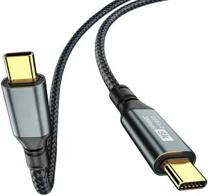 USBC�P�[�u��Type-C�[�d�yPD�Ή�100W�}���[�d/USB3.2Gen2*2�W��20Gbps�f�[�^�]���zUSB-CtoUSB-C�������[�d8K/60Hz�f���o�͒����ϋv�i�C�����҂�iPhone15/
