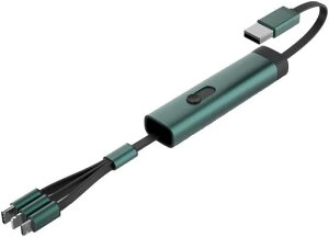 3in1�L�k���[�d�P�[�u���A15W�}���[�d�Ή��A3A�o�́ATypeC�AIOS�AMicroUSB��3��ނ̒[�q�ɑΉ�