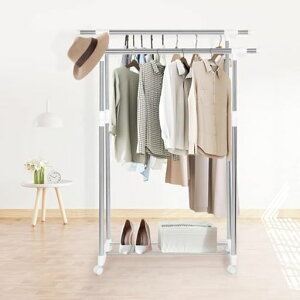 DEWEL �n���K�[���b�N �_�u�����b�h ��94�`139.5cm �������� �L���X�^�[�t�� �ω׏d40kg �m�����[ �ߗރ��b�N