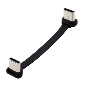 chenyang USB C �V���[�g�t���b�g�P�[�u�� USB 2.0 Type C �f���A�� 90�x�p�x PD 65W �����[�d�f�[�^�����P�[�u�� 200MM