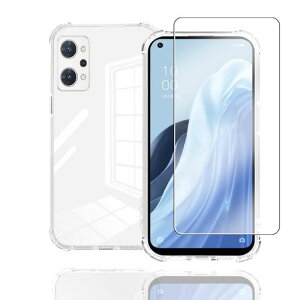 Wekrsu �Ή� OPPO Reno7A OPG04 �p�� �P�[�X + �K���X�t�B���� �_�� TPU �J�o�[ �S���� �U�M���H ���ς��ɂ��� ���{���Ɏq�� �t�B���� �����K���X �d�x9H �����ߗ� ��U�h [ �S�ʕی�J�o�[ �ϏՌ� �c