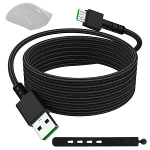 USB�}�C�N���҂ݍ��݃}�E�X�[�d�P�[�u���ANagaPro20000DPI�[�d�R�[�h�ARazerNagaPro�ADeathAdderV2Pro�ABasilisk�AViperUltimate���C�����X�Q�[�~���O