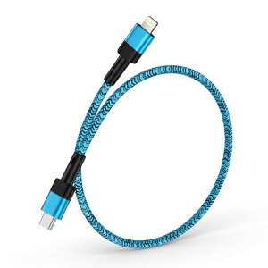 USB-C to Lightning �P�[�u�� 0.3m �^�C�vC iPhone �[�d�P�[�u�� PD�Ή� 25W �}���[�d �����f�[�^�]�� �i�C�����҂� ���ϋv iPhone 14/13/12/11/X/8/7/6/5/iPad Mini/Air/Pro