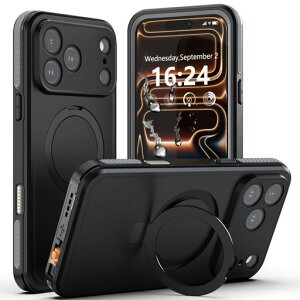 �y�h���E�X�^���h�@�\�EMagSafe�Ή��zUMITTOS iPhone 17 Pro �p �P�[�X �h�� �Ռ��z�� �S�ʕی� �h�� �h�o �����B�e�Ή� ��F�ؑΉ� ����~�� �莝���₷�� ��� �ϏՌ� �X�g���b�v�t�� �J�̓��A�c