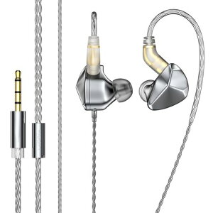 Yinyoo ���؃C���z�� BLON BL07 �C���z���L�� ���j�^�[ �V���O��DD HIFI 3.5mm �J�i���^ ���j�^�[�C���t�H�� 2pin-C �d�ቹ�C���t�H�� ���P�[�u���\ (�}�C�N�t���A�V���o�[)