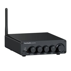 Fosi Audio BT30D PRO Hi-Fi Bluetooth 5.0 �p���[�A���v TPA3255 2.1�`�����l�� �~�j�N���XD �����A���v �v�����C���A���v 165Wx2+350W �X�e���I�I�[�f�B�I�A���v