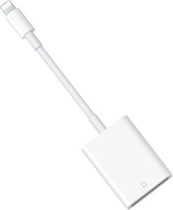 yMFiF؁ziPhoneSDJ[h[_[LightningtoSDCardCameraReaderforPhone/Padʐ^/rfI]J[h[_[of[^]ϊA_v^[OTG@\SDJ[h[_[