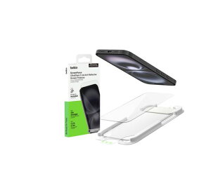 BelkiniPhone16Plus/15Plus/14ProMax�Ή�UltraGlass2Lite���˖h�~�ی�t�B�����K���X�t�B����0.29mm�w��E��U�h�~�R�ۉ��H���ǎ��t���K�C�h�t��OVA274qc