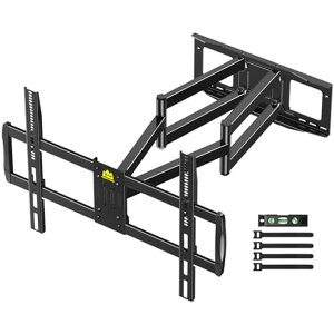 FORGINGMOUNT�e���r�Ǌ|������65-120V����^�Ǌ|���e���r����ω׏d125kg109CM�������O�A�[���t�����[�V���������p�x���߉�]90°VESA900x600mm�܂�24�h18�h16�h12�h�̖؊Ԓ��ɑΉ�