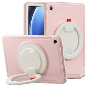 360�x��] �X�^���h Galaxy Tab A9+ 11�C���` 2023��p �P�[�X �Ռ��z�� ��� ������t�� �n���h���t Android �^�u���b�g �M�����N�V�[ Tab A9 Plus �J�o�[ �����h�~ S Pen ���[ �q�� �P�[�X, �s���N