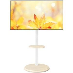 Rfiver�e���r�X�^���h�B���L���X�^�[�t��tv�X�^���h32-65�C���`�Ή��ω׏d40KG�Ǌ񂹃e���r�X�^���h���e���r��ړ���vesa400*400mm�ی`�x�[�X������p�x���߉\�Ɨp�Ɩ��p�W���p