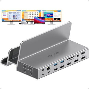 PULWTOP19-in-1�g���v���f�B�X�v���C�h�b�L���O�X�e�[�V�����AMacBook�p�f���A���X�^���h3���j�^�[�h�b�N�A�g���v��4K@60Hz���j�^�[�h�b�L���O�X�e�[�V�����A100WPD�A3HDMI�|�[�g+2DP4K�|�[�g�A2