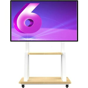 WNJQBY�e���r��L���X�^�[�t���I�t���e���r�X�^���h32~75�C���`�t���Ή����������\��^�ړ���VESA�ő�600x400mm�ω׏d50KG�����^����tv�X�^���h���u���Ɨp�W���p��Зp4043505560