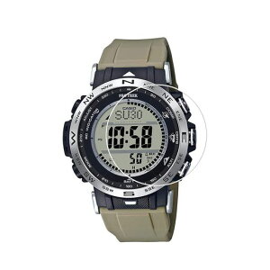 Zshion CASIO PRW-30�V���[�Y�p�Ή��K���X�t�B���� �����K���X �t���ی�t�B���� 2.5D �����ߗ� �C�A�[�� �w��h�~ �d�x9H [2������]