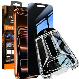 �y360°�`�����h�~&�v�V�I�ȃK�C�h�g�zLXBESOS for iPhone 17 Pro Max �p�� �K���X�t�B���� �V�^�̃K�C�h�g�t�� ���ȒP�\��t�� �������o 360°�������h�~ �㉺���E �v���C�o�V�[�ی� �S�ʕی� �C�A�c