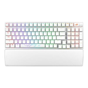 ASUS �Q�[�~���O�L�[�{�[�h ROG Strix Scope II 96 Wireless ��/Bluetooth/�L�� / 2.4GHz / 96%���C�A�E�g/�R���p�N�g/�z�b�g�X���b�v�Ή�/�����V���R���t�H�[�� / 3�i�K�̊p�x���� /