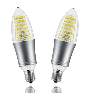 SZHZS E17 LED�d�� 10W 100W�`���� 1000LM ���P�x E17���� ���a17mm LED �d�� AC100V �ȃG�l ���P�x ������ �L�z�� �񒲌��Ή� (�����F, 2����)