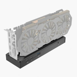 eGPU�G���N���[�W���[Thunderbolt3/4�EUSB4�Ή��O�t��GPU�h�b�N40Gbps�����]��PD85W�[�d�f�C�W�[�`�F�[���Ή�ATX/SFX/DC�d���Ή�PCIe�g���J�[�h�Ή�