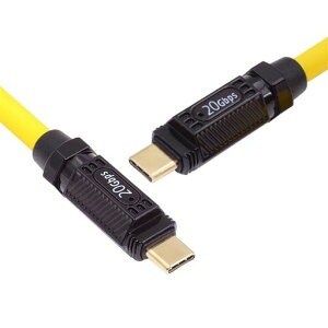 CABLECC20GBPS140W8KUSB4ULTRASOFTHIGHFLEXUSB-C�P�[�u���p�L�[�{�[�h�}�E�X�^�C�v-C�I�X����I�X�̃P�[�u���p���[�ƃf�[�^20cm