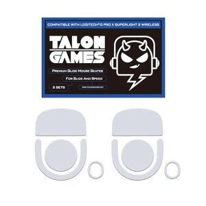 TALONGAMES �}�E�X�\�[�� ���W�N�[�� Logicool G Pro X Superlight 2 Wireless ���C�����X �p 2�Z�b�g���� �v���~�A�� �O���C�h �}�E�X�X�P�[�g �}�E�X�t�B�[�g �p 2sets ���ϋv ���ᖀ�C Super
