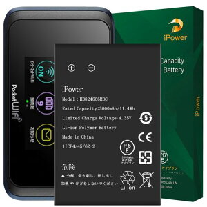 iPowerforSoftbankPocketWiFi501HW�o�b�e���[�݊������e��3000mAh3.8V�ėpHB824666RBC�d�rPSE�F�ؑΉ�PocketWiFi502HW/504HW/505HW�AHuaWei