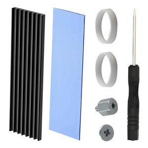 MUFUSHAN�q�[�g�V���N�q�[�g�V���NM.22280SSD�pPC/PS5�p�M�`���V�[�g�T�[�}���V���R���p�b�h�t���������A���~�j�E����EXTREMECOOLM2OWL-SSDHS03PS�Ή�Black(70mmX22mmX3mm)