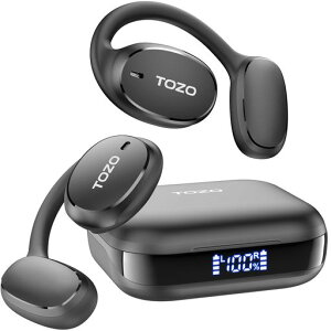 TOZOOpenEgo���C�����X�C���z��bluetooth5.3�I�[�v���C���[�ɏ�̃t�B�b�g�������ǂ��Ȃ�LED�f�B�X�v���CAI�ʘb���m�C�Y���_�N�V������70~80h�Đ�IPX5�h���C���z�����C�����X�Ԃ�[�Ƃ�[��