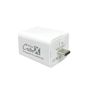 PioDataiXflashCube1TBiphoneipadΉtHgXg[WfoCXMFiFUSBType-Cʐ^Ɠ掩obNAbveʕs