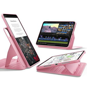 ESR iPad Pro 13�C���` �P�[�X(M5/M4�A2025/2024)��p ��O���\�ȃ}�O�l�b�g�J�o�[�t����]���P�[�X �c����/�������X�^���h 6�i�K�̊p�x���߉\ Pencil Pro/USB-C���S�Ή� Shift�V���[�Y �s���N