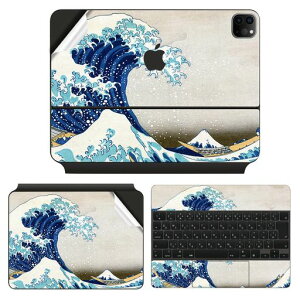 IMMOENUCfor2024iPadAir(M2)13�C���`MagicKeyboard�X�e�b�J�[�S�g�r�j�[���v���e�N�^�[�ϋv���f�ރv���J�b�g�f�U�C��2022/2021/2020/2018iPadPro
