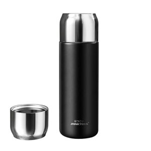 JRINKTEEA���ۉ��ۗ▂�@�r500ml�������t��2WAY�L���b�v�����^�b�`�J��p�J�o�[�t�������݊W���}�O�J�b�v�ɕό`�I�t�B�X�A�E�g�h�A(Black)