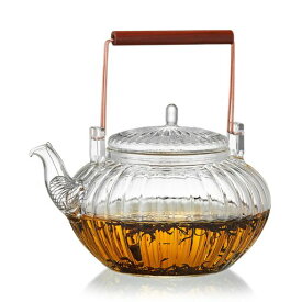ポカロティー 耐熱ガラス製ティーポット 780ML - 直火対応 - おしゃれなデザインと高い機能性で美味しい紅茶を淹れよう