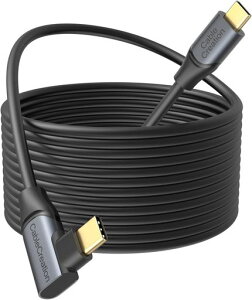 CableCreationUSBCtoC�ϊ��P�[�u��USB-CtoUSB-C�P�[�u��5Gbps�f�[�^�]��iPhone15iPhone15ProMaxSteamVR/VR�w�b�h�Z�b�g�Ή�&�Q�[��PC���ɓK�p3M