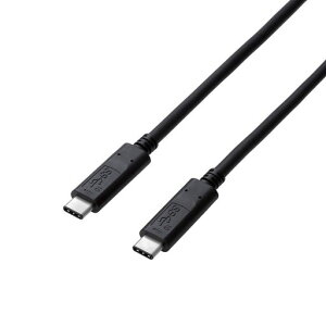 �G���R��USB-C�P�[�u��C-C0.5mUSB3.1Gen2�F�ؕiUSBPowerDelivery�Ή�5A�o�̓u���b�NUSB3-CC5P05NBK