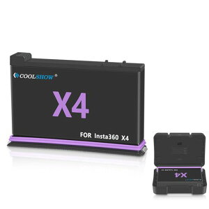 COOLSHOWInsta360X4�o�b�e���[�����A�b�v�f�[�g�e��2500mAh1�̂�Insta360X4�J�����ƌ݊���������܂�