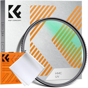 K&F CONCEPT 67mm MCUV�t�B���^�[ �����Y�ی�t�B���^�[ �����ߗ� 18�w�R�[�e�B���O ���O���J�b�g ���w�K���X ���g �����Y�ی�p 1���N���[�j���O�N���X�t��(NANO-K�V���[�Y)