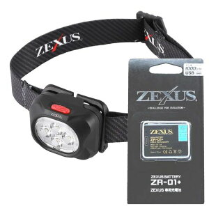 �x�m����ZEXUS(�[�N�T�X)LED���C�gZX-199�n�C�u���b�h���f����p�[�d�rZR-01+�Z�b�g[�ő�620���[�������C��LED�_������:�ő�46���Ԕ�/�d���F]�w�b�h���C�g�ނ�[�d��