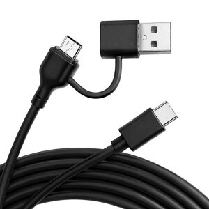 SKYBEST �[�d�P�[�u�� 2in1 USB-C to A/C �P�[�u�� usb c 60W PD�}���[�d �����ϋv �����f�[�^�]�� 1���[�g�� �u���b�N