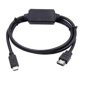 CY USB-C Type-C - Power Over eSATA DC5V USB2.0 - HDD SSD ODD eSATAP�f�B�X�N�R���o�[�^�[�p�P�[�u��