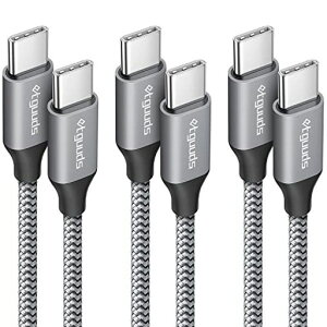 USB C �P�[�u�� [3�{�Z�b�g 1m/1m/2m] etguuds �^�C�vc �P�[�u�� pd�Ή� 60W�}���[�d ���ϋv�i�C���� XiaomiPOCO F7�AGalaxy S25 S24 S24 FE S23�AiPhone17/16�AMacbook
