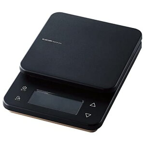 �G���R�� �L�b�`���X�P�[�� �ő�3kg �ŏ�0.5g�\�� �y �J�����[�v�� (����+�Y������2��o�^) �o�b�N���C�g�t 0g�\�� �����d���I�t �z �u���b�N HCS-KSA02BK