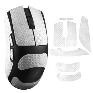 IMMOENUC �}�E�X�O���b�v �e�[�v Razer Viper V3 Pro �Ή� �}�E�X �A���`�X���b�v�e�[�v PVC�f�ރV�[�����̊��z���E����~�� Viper V3 Pro SE���f���ɑΉ� (�z���C�g)