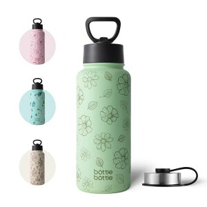 BOTTLE BOTTLE ���� 1000ml �X�e�����X �E�H�[�^�[�{�g�� ���̎q ������ �X�g���[�t�� ��d�\�� �ۉ��ۗ� �^��f�M �����^�� �A�E�g�h�A �O���[���t�����[