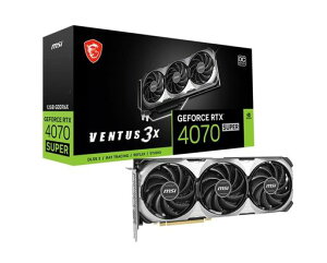 MSIGeForceRTX4070SUPER12GVENTUS3XOCQ[~OOtBbNXJ[h-12GBGDDR6XPCIExpressGen4192rbg3xDPv1.4aHDMI2.1a(4K