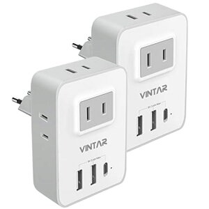 �ϊ��v���OC�^�C�vVITNAR�C�O�ϊ��v���O�d���ϊ��A�_�v�^�[�R���Z���g�R���o�[�^AC�R���Z���g4��USBA�|�[�g2��TypeC�|�[�g1�؍��A�X�y�C���A�h�C�c�x�g�i���A���[���b�p�Ȃ�(2PCS)