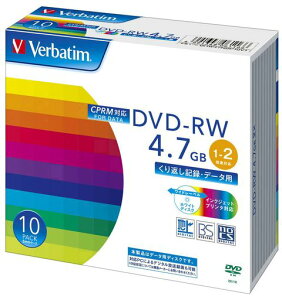 OHP~JfBAVerbatimDVD-RW(CPRM)4.7GBԂL^p1-2{5mmP[X10DHW47NDP10V1