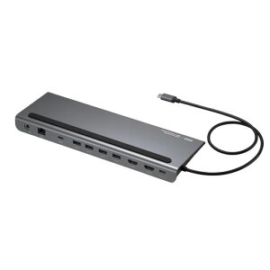 �T�����T�v���CUSBType-C�h�b�L���O�X�e�[�V����10in1(4K�Ή��EHDMIx2��ʏo��)USB-CVDK14