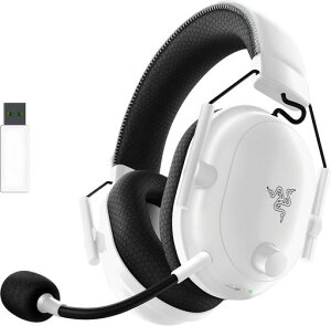 Razer(���C�U�[)BlackSharkV2ProWhiteEdition�A�b�v�O���[�h���f�����C�����X�Q�[�~���O�w�b�h�Z�b�gHyperSpeedWireless2.4GHzBluetooth