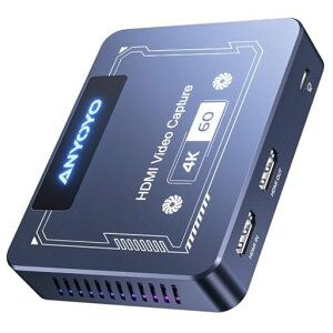 ANYOYOHDMI�L���v�`���[�{�[�h4K60FPSHDR&VRR�L���v�`���[�{�[�h�Ή�PS5�AXbox�V���[�YX/s�AXboxOne�APS4�ANintendoSwitch�ASteamDeck�AWindows11/Mac