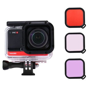Huobo Insta360 ONE R�t�B���^�[�A�����Y�t�B���^�[3�F�Z�b�g|�����߃t�B���^�[|�����ʐ^�p (3 in 1)